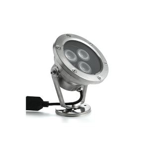 PROJECTEUR EN INOX RGB 3W