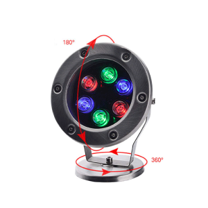PROJECTEUR EN INOX RGB DE 36W