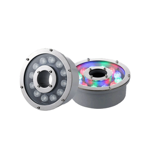 PROJECTEUR EN INOX ROND RGB